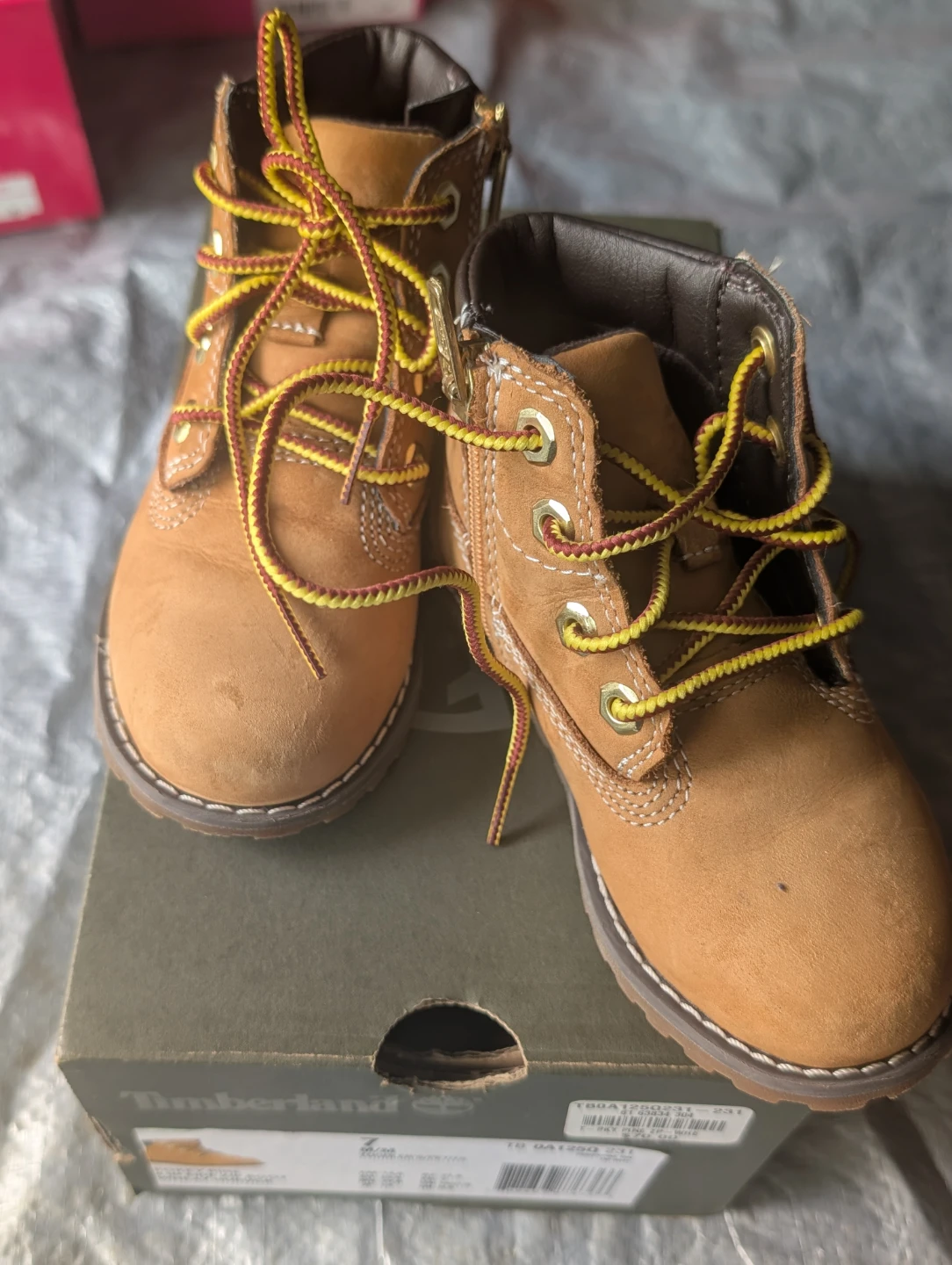 Timberland Pokey Pine Toddler Boots Size 7
