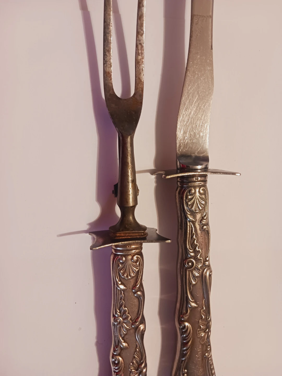 Sterling Silver Gorham Large Carving Set - photo 4