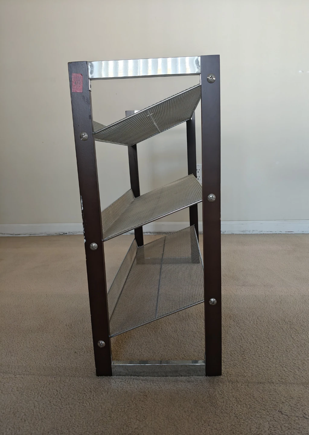 3-Tier Metal Wire Shoe Rack - photo 2