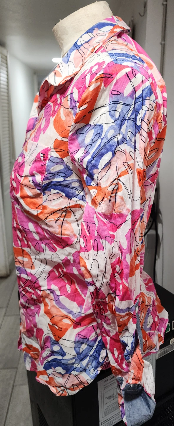 Tommy Hilfiger Women's Tropical Print Shirt - photo 3