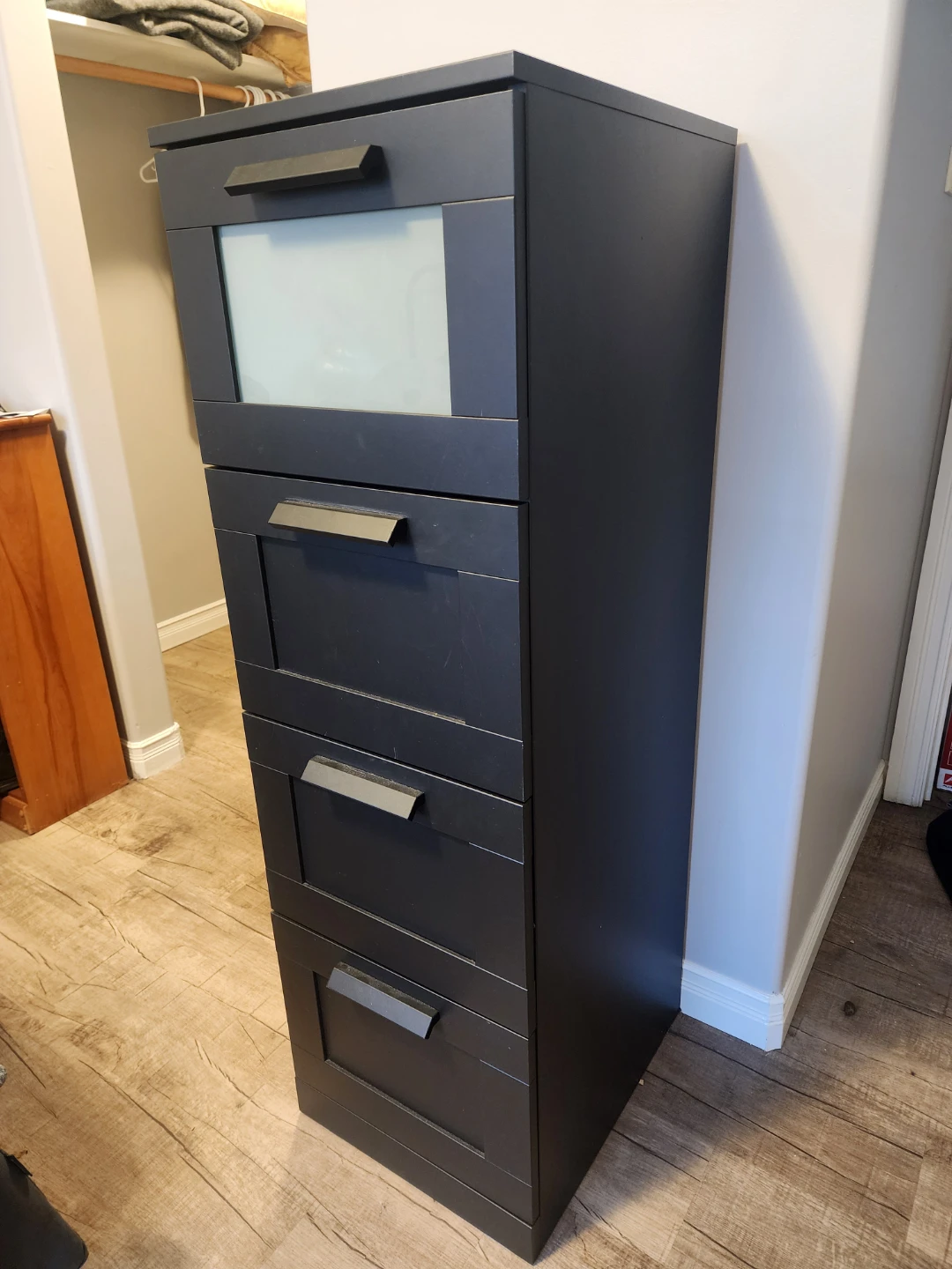 Skinny IKEA BRIMES dresser