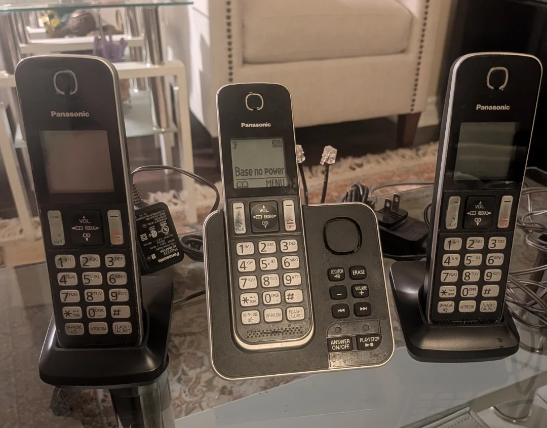 Panasonic Cordless Phone System with 3 Handsets