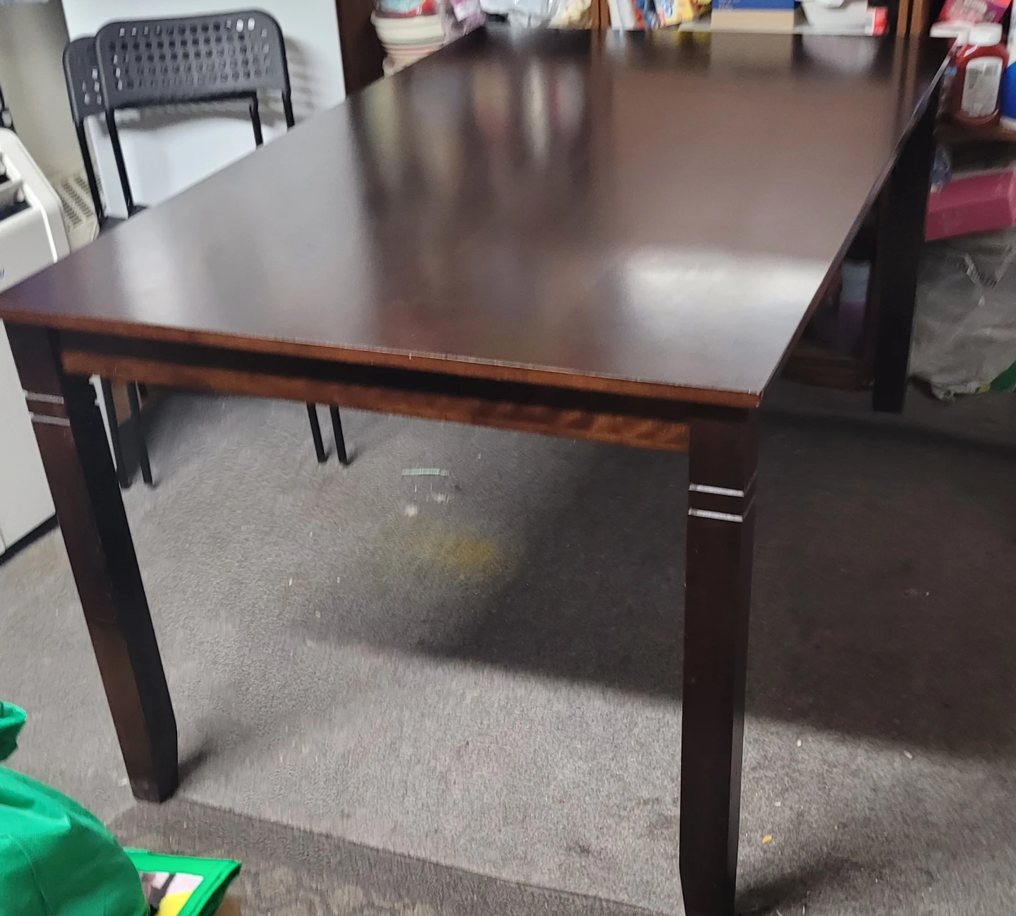 Dark Brown Dining Table - photo 3