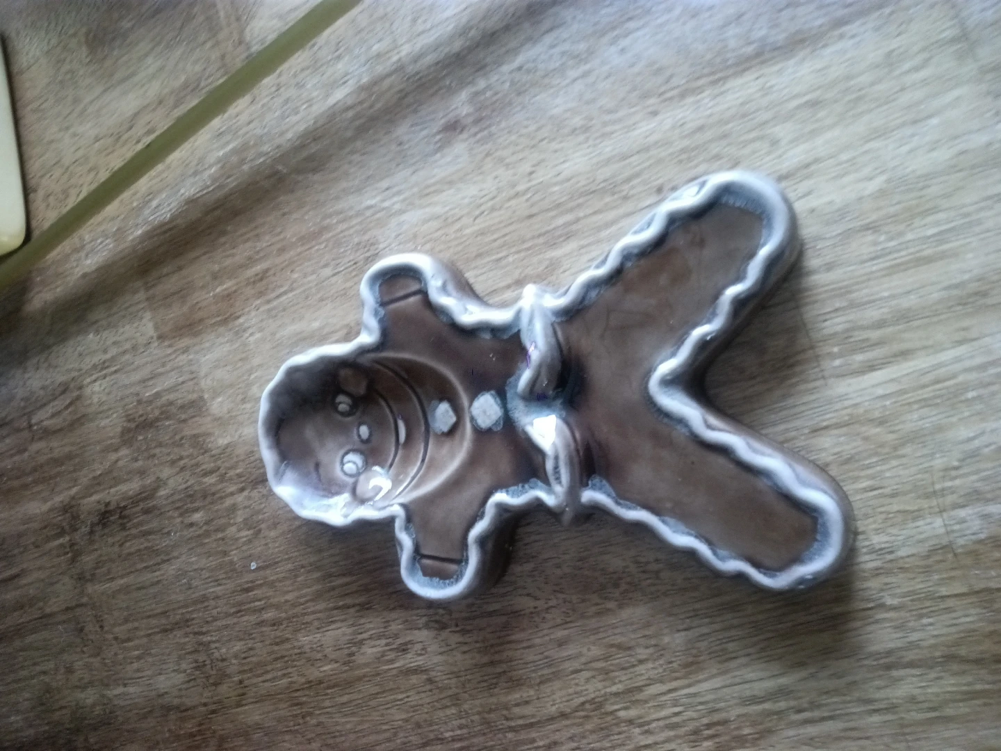 🏈Ceramic Gingerbread Man Dish
