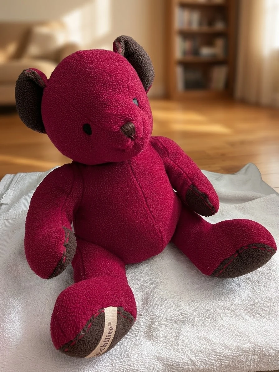 EarthRite Maroon Teddy Bear