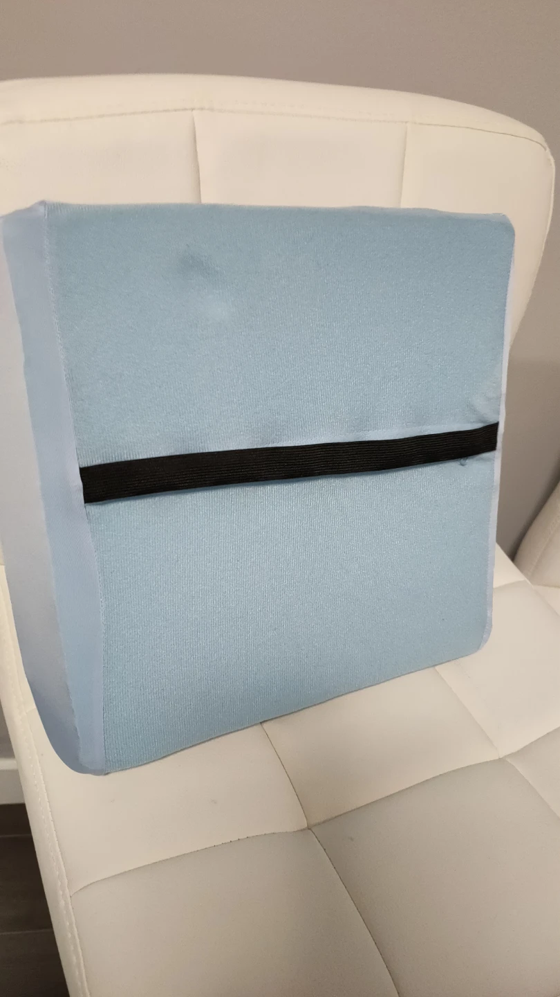 Light Blue Memory Foam Lumbar Support Pillow - photo 2