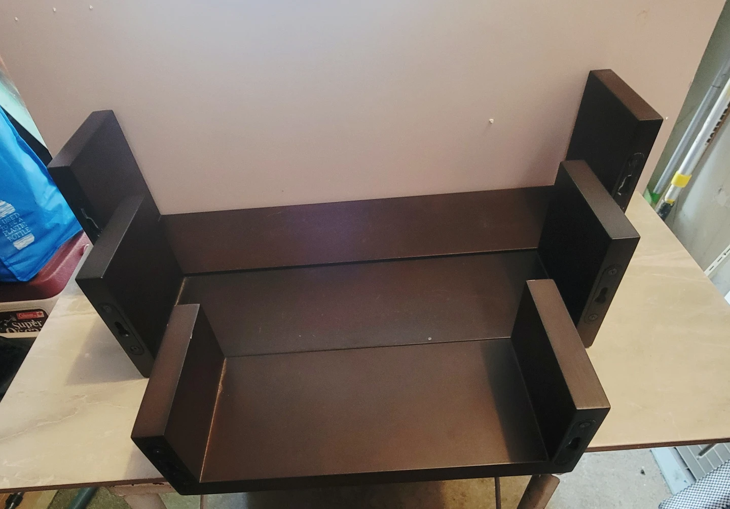 Dark Wood Floating Shelves - photo 4