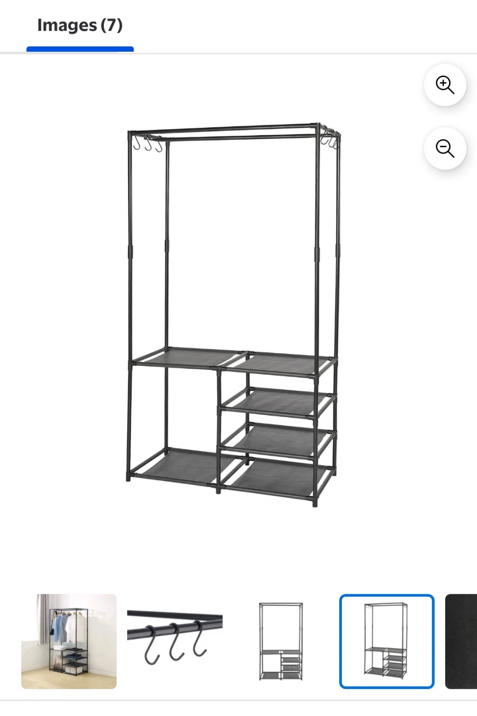 Mainstay closet shelf organizer