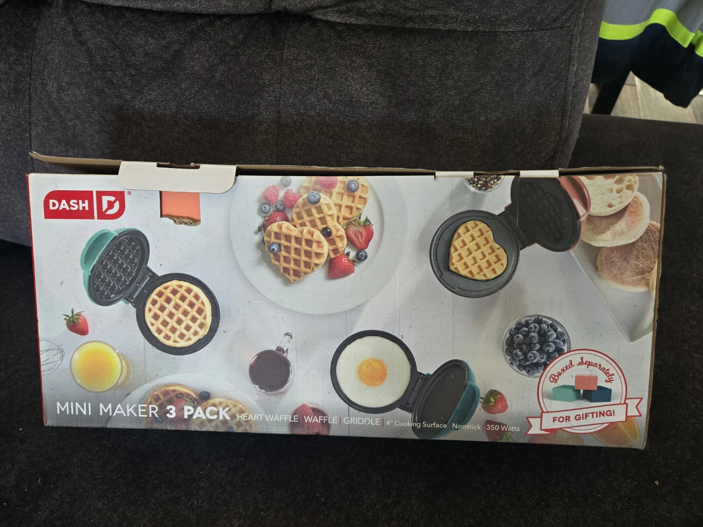 Dash Mini Maker 3-Pack Waffle and Griddle Set