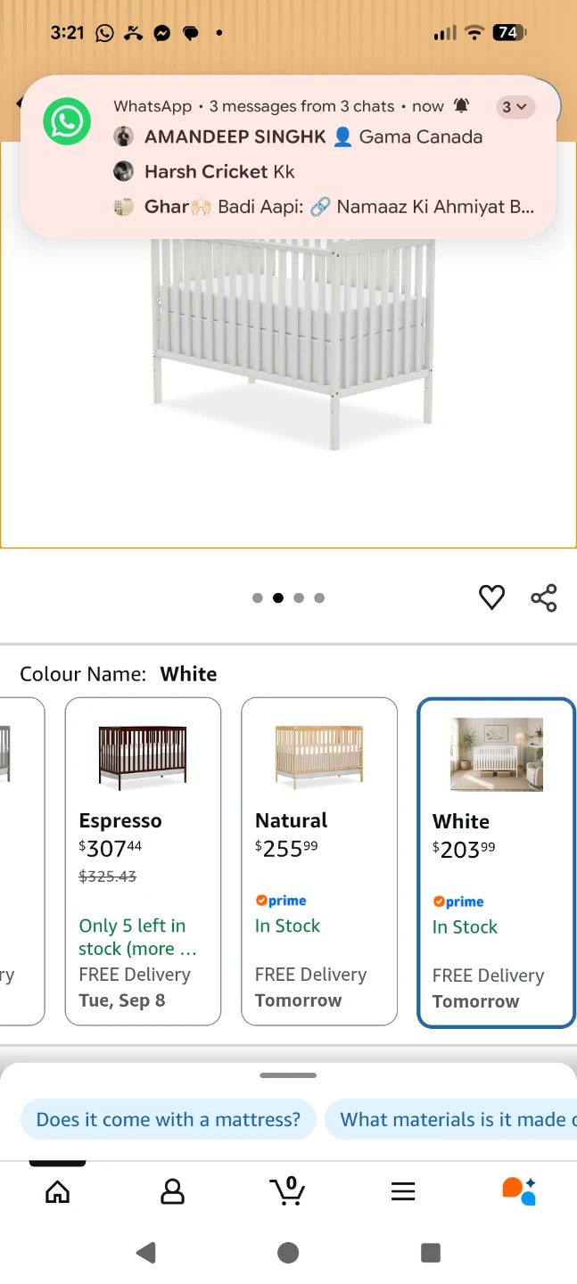 Dream On Me Synergy Mod 5-in-1 Convertible Crib - photo 2