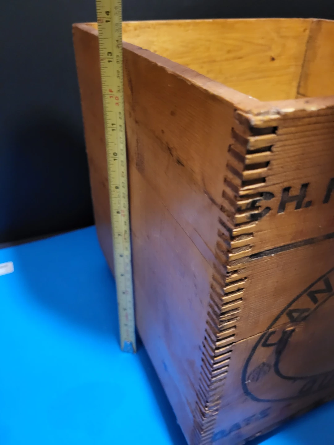 Vintage Canadian Butter Wooden Crate - photo 4