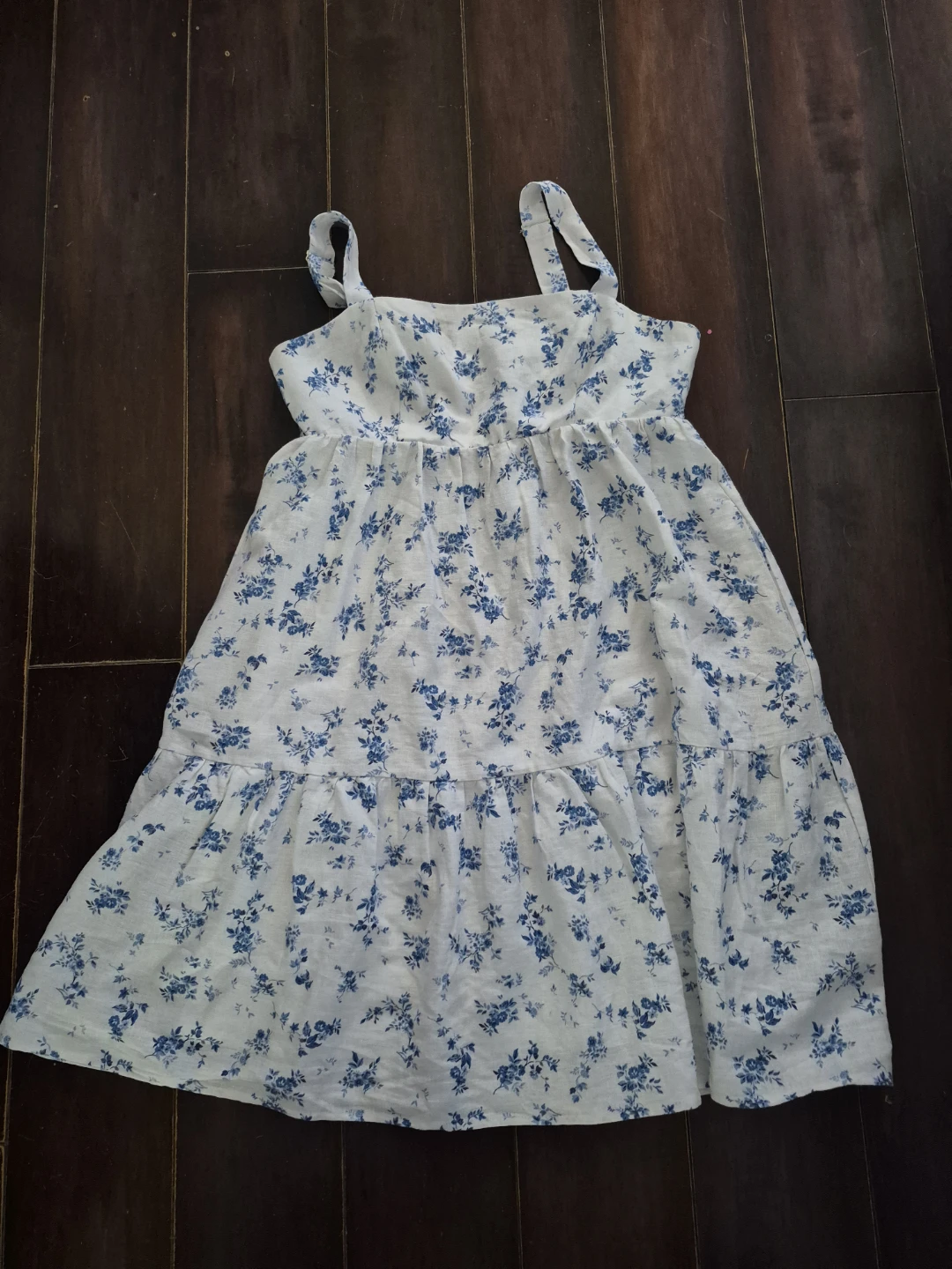 Dalia Blue Floral Print Sundress