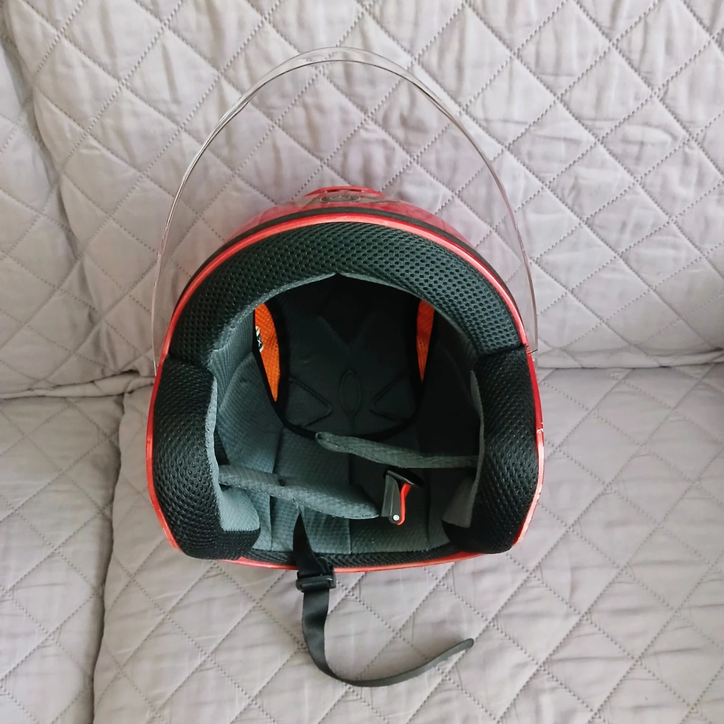 Red Fly Wing Motorcycle Helmet 🏈 - photo 2