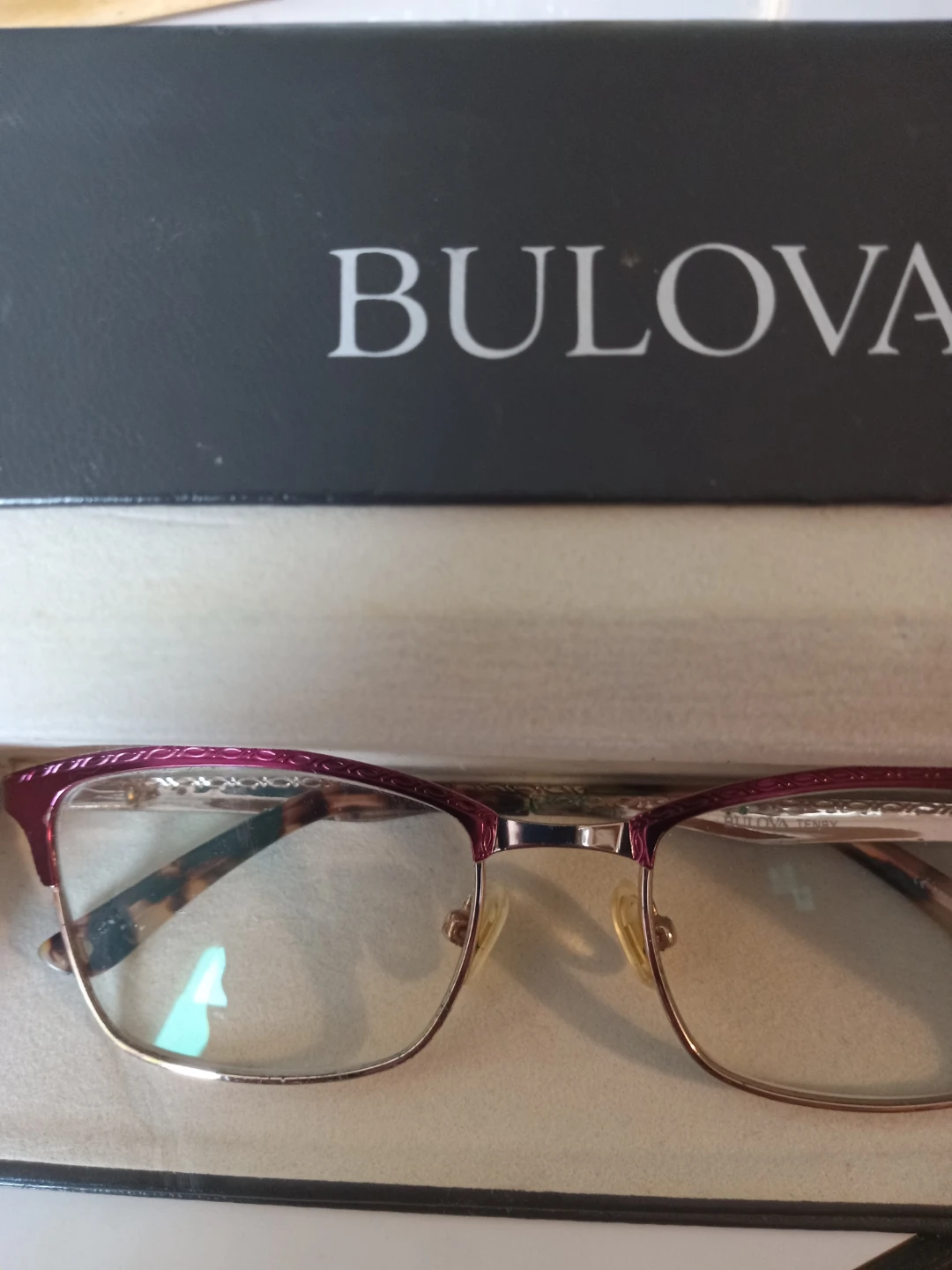 Bulova Wine/Gold Eyeglasses - photo 2