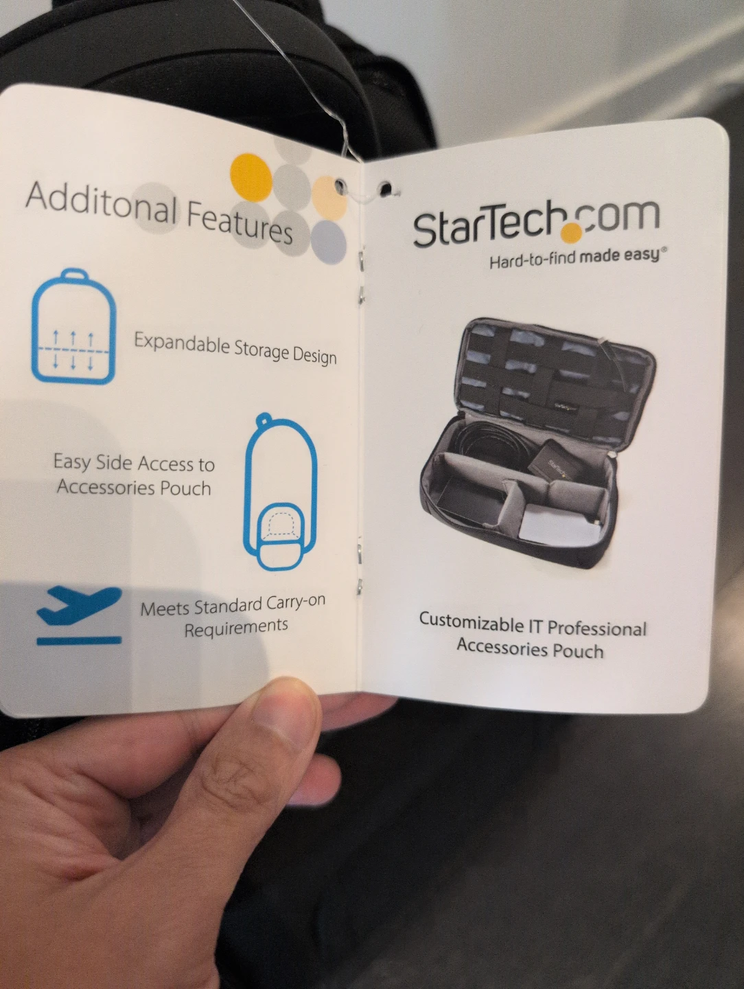 StarTech.com 15.6" Travel-Friendly Laptop Backpack - photo 3