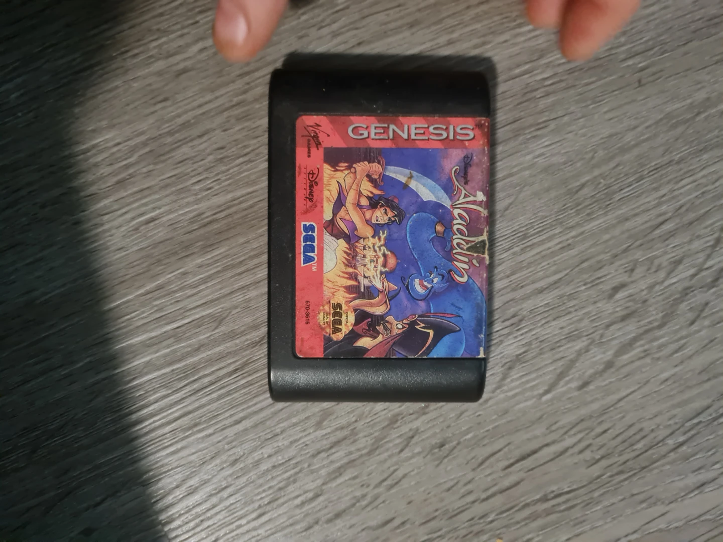 Disney's Aladdin Video Game Cartridge for Sega Genesis