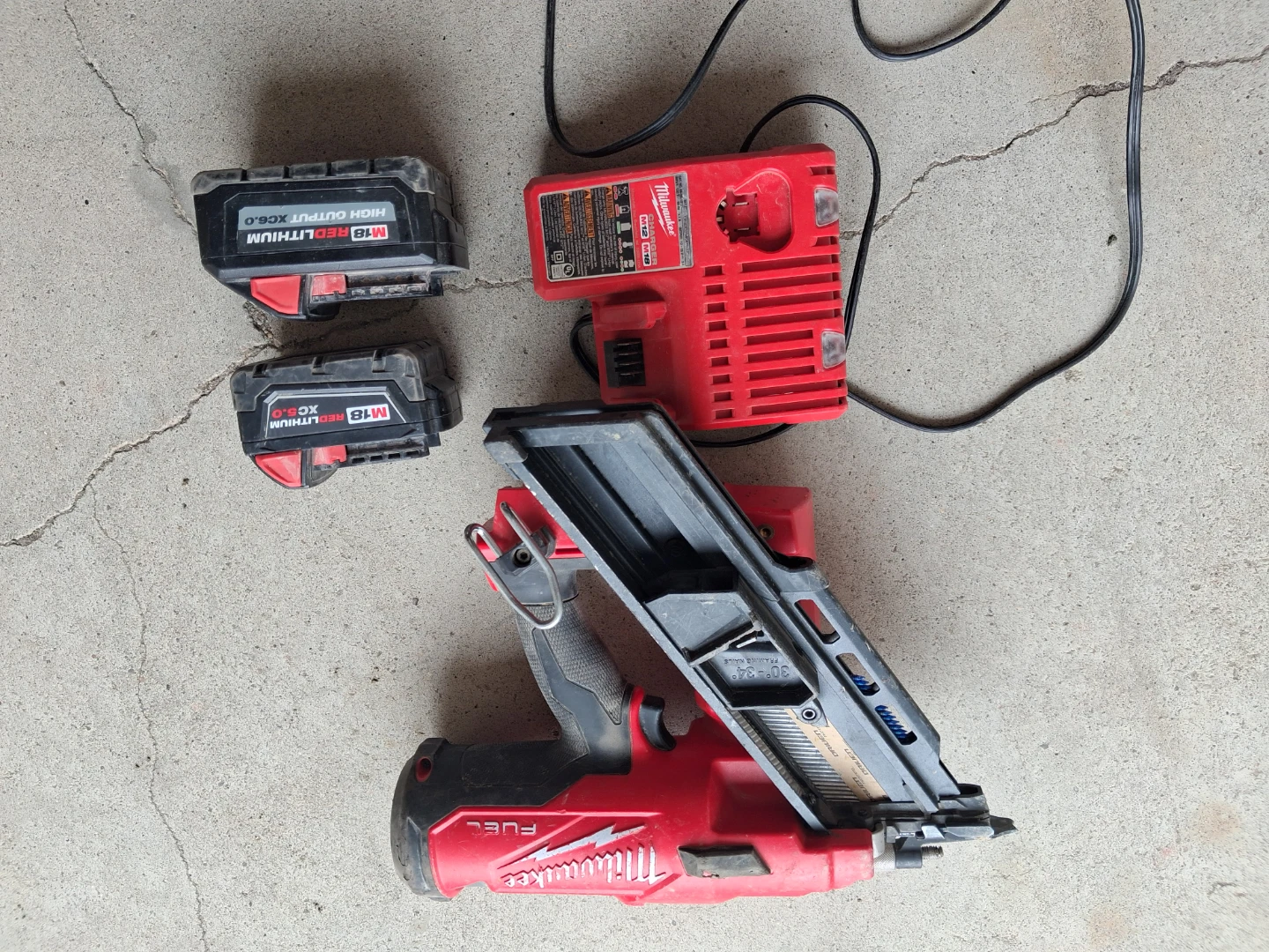 Milwaukee M18 Fuel Framing Nailer Kit