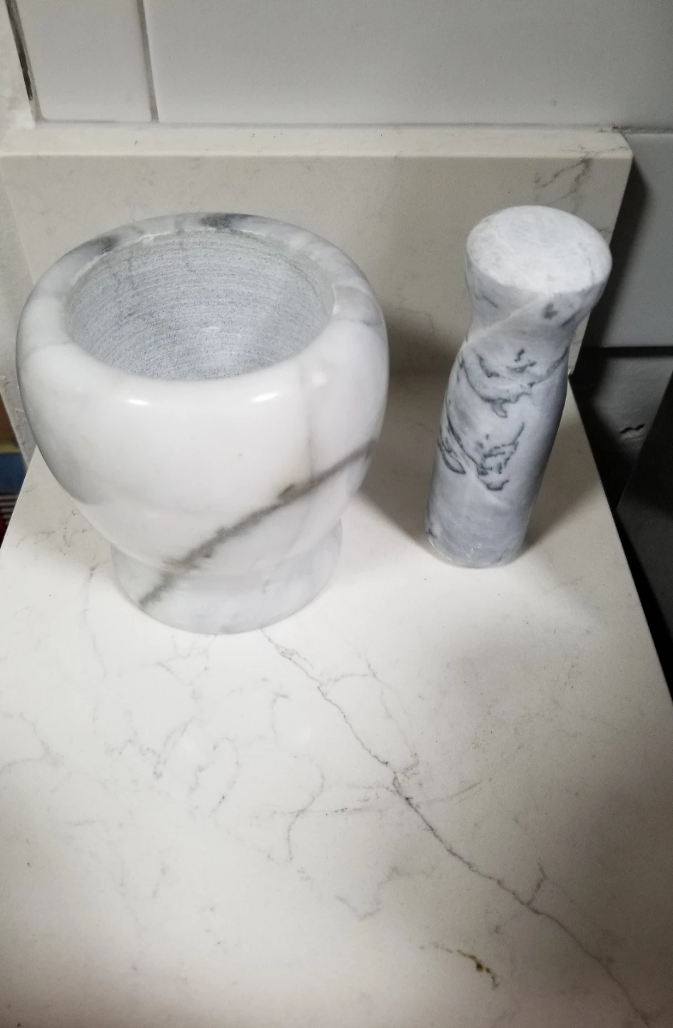 NEW Marble Mortar and Pestle Set 🏈