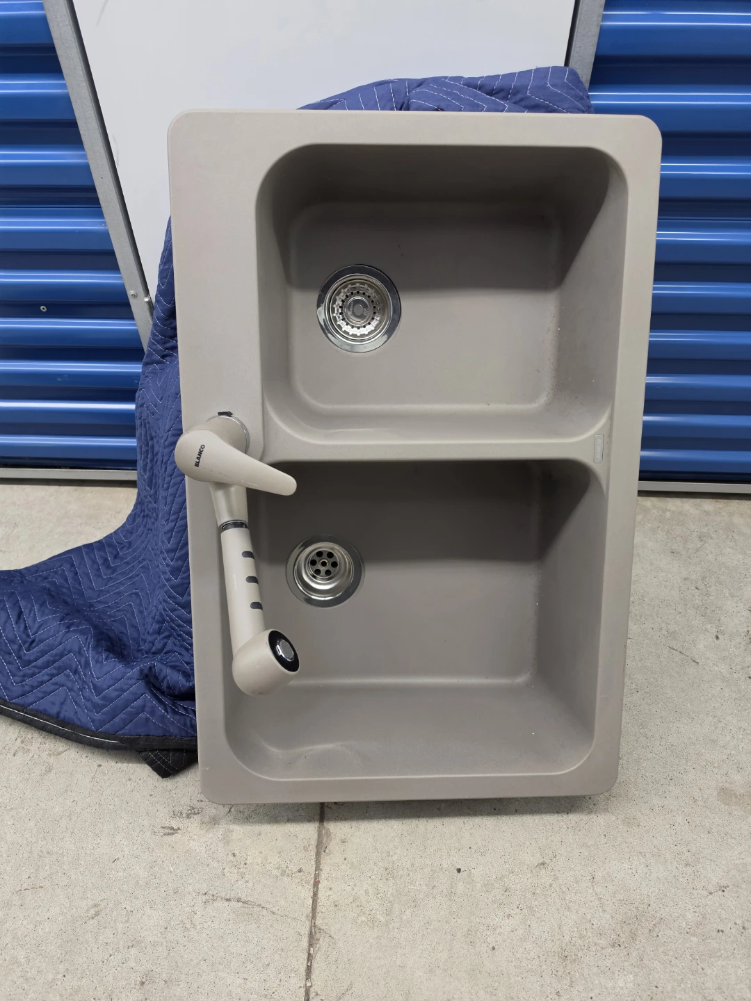 Blanco Double Basin Sink with Faucet - photo 3