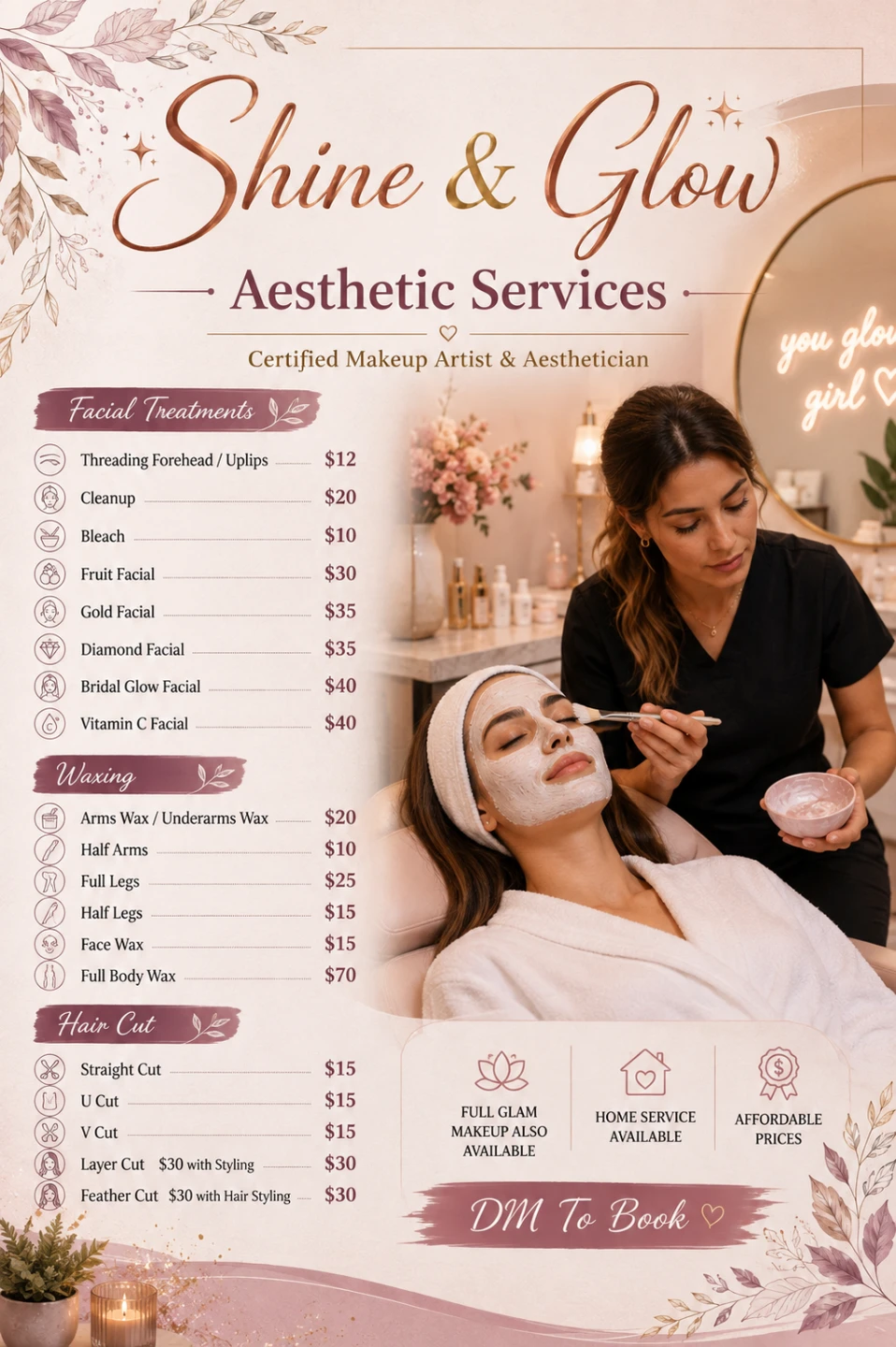 Threading and waxing