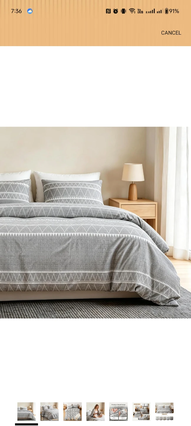 Queen duvet cover