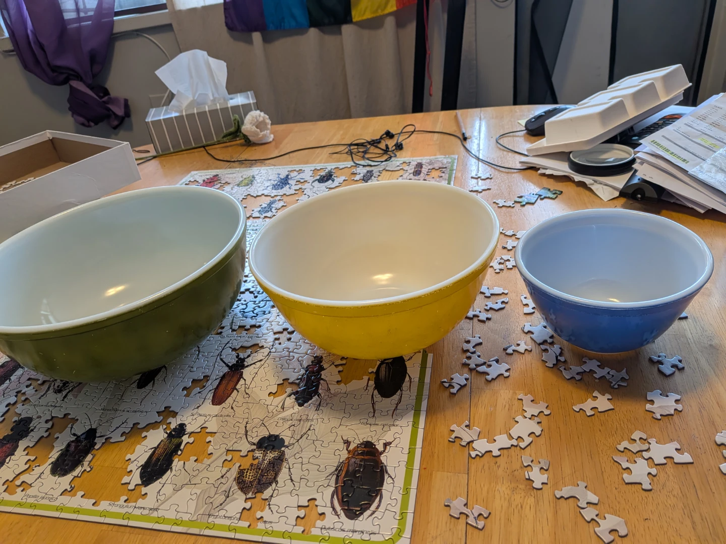 Vintage Pyrex bowls