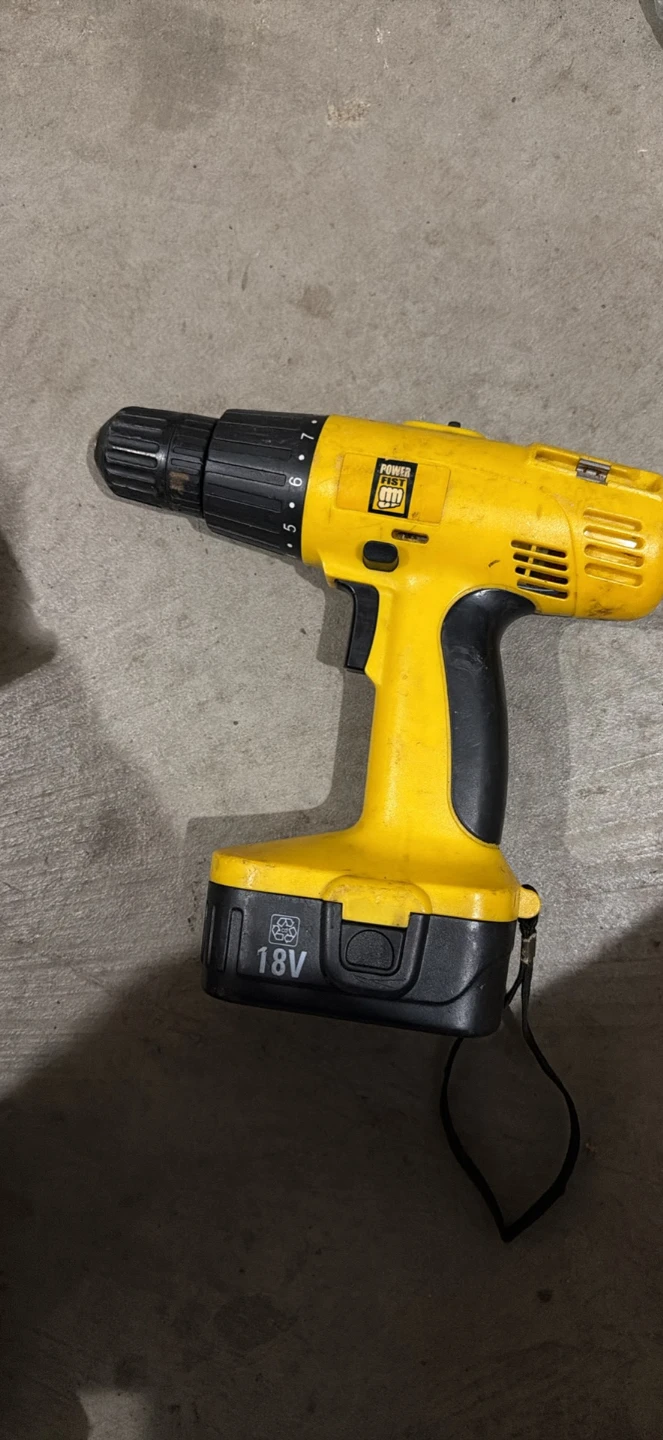 Power Fist 18V Cordless Drill