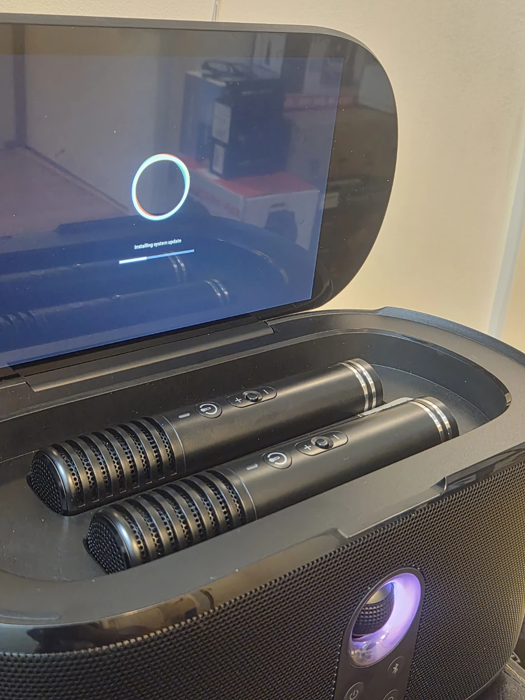 Ikarao Smart Karaoke Machine with 2 Microphones Shell 1 - photo 4