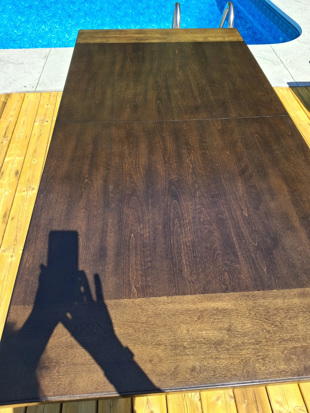 Dark Wood Dining Table and 6 Chairs - photo 3