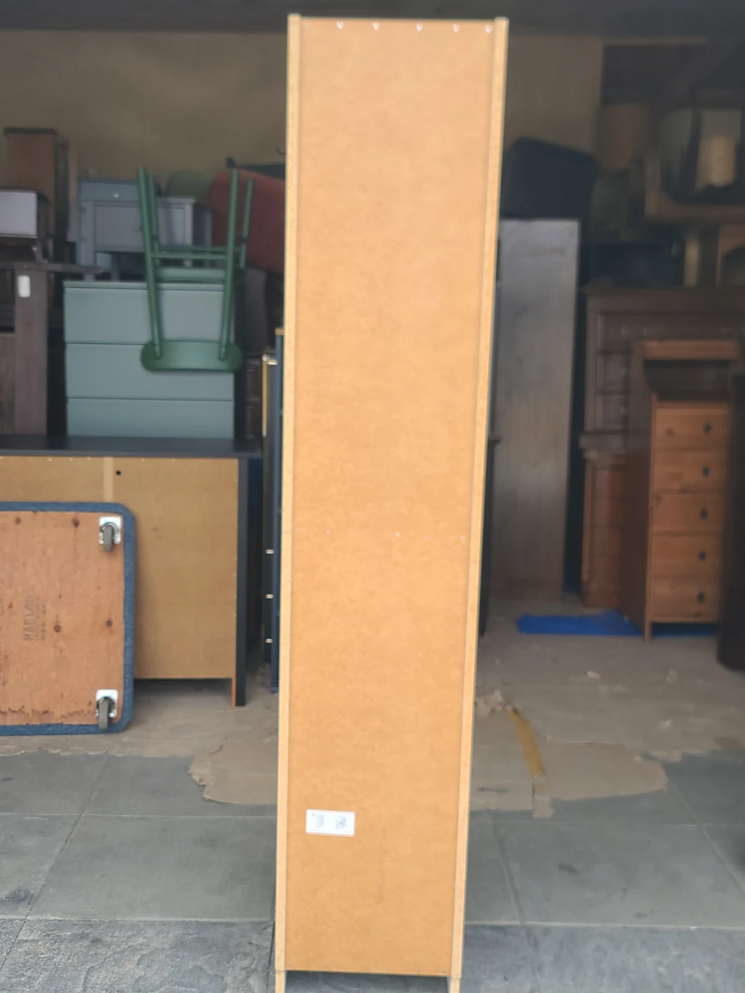 Tall Slim White Shelving Unit - photo 4