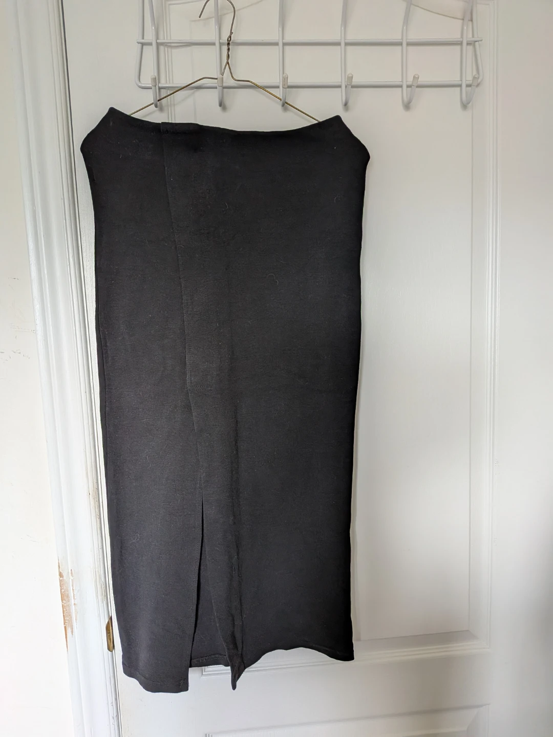 Morgan de Toi Black Midi Skirt