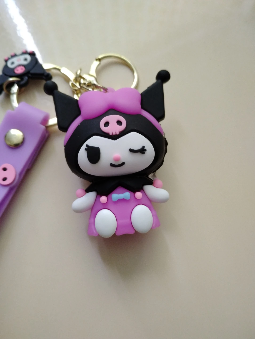 Kuromi Keychain Charm - photo 4