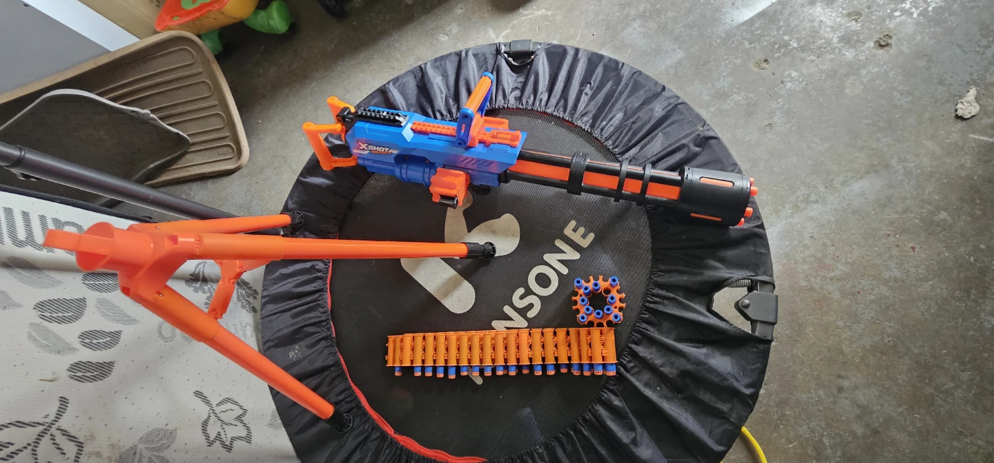 X-Shot Insanity Motorized Toy Blaster with Tripod