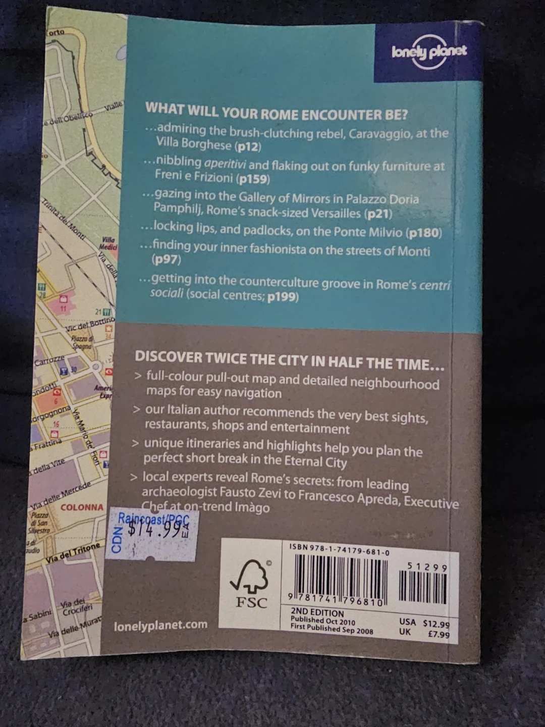Lonely Planet Rome Encounter Travel Guide - photo 2