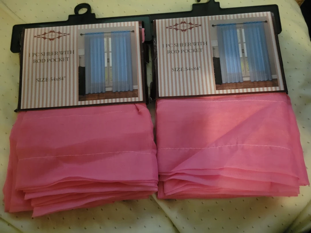 Voile Scarf Curtains/PC sheet (2 sets of each) - photo 2