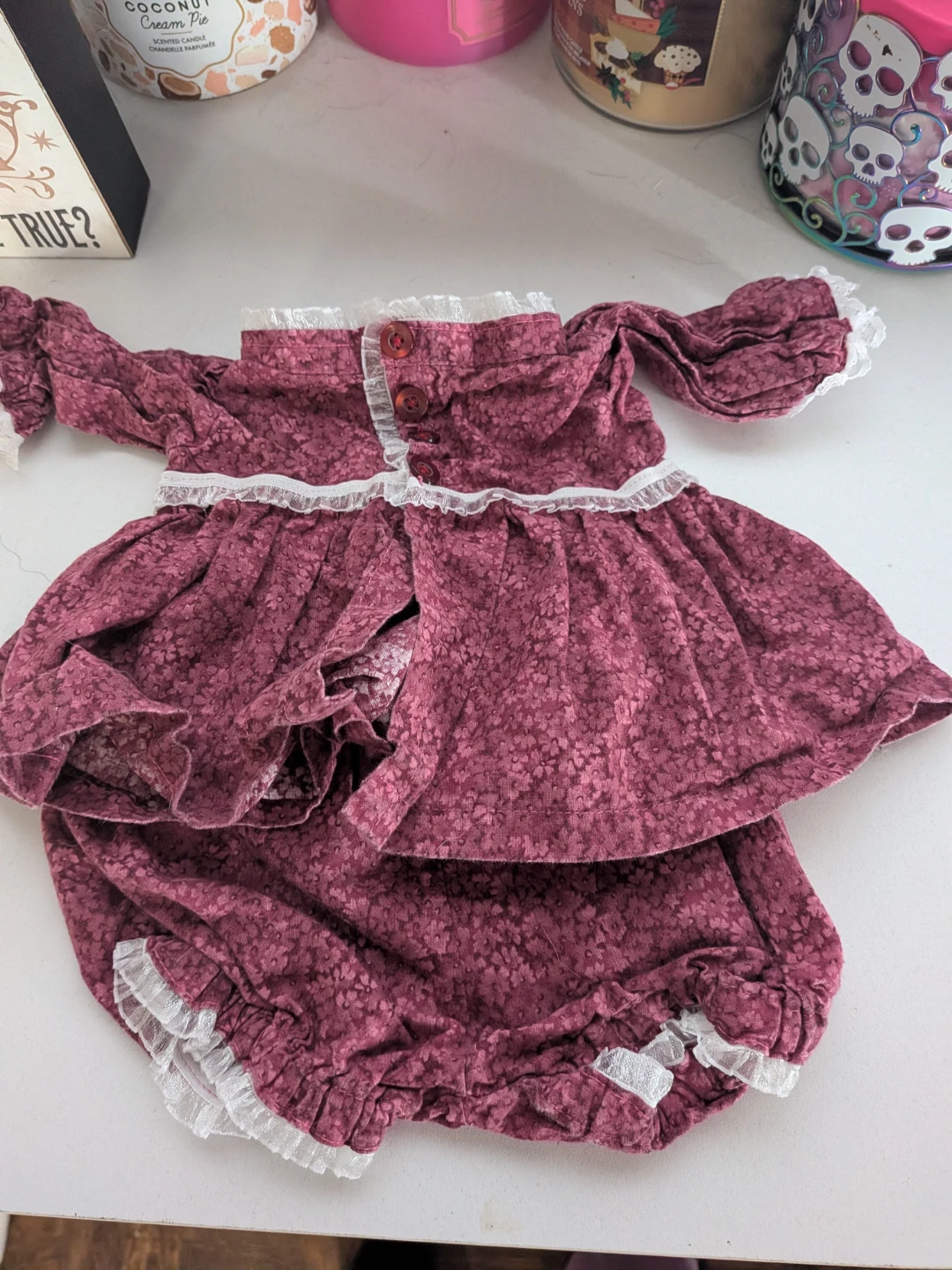 Vintage Style Floral Dress and Bloomers Set - photo 2