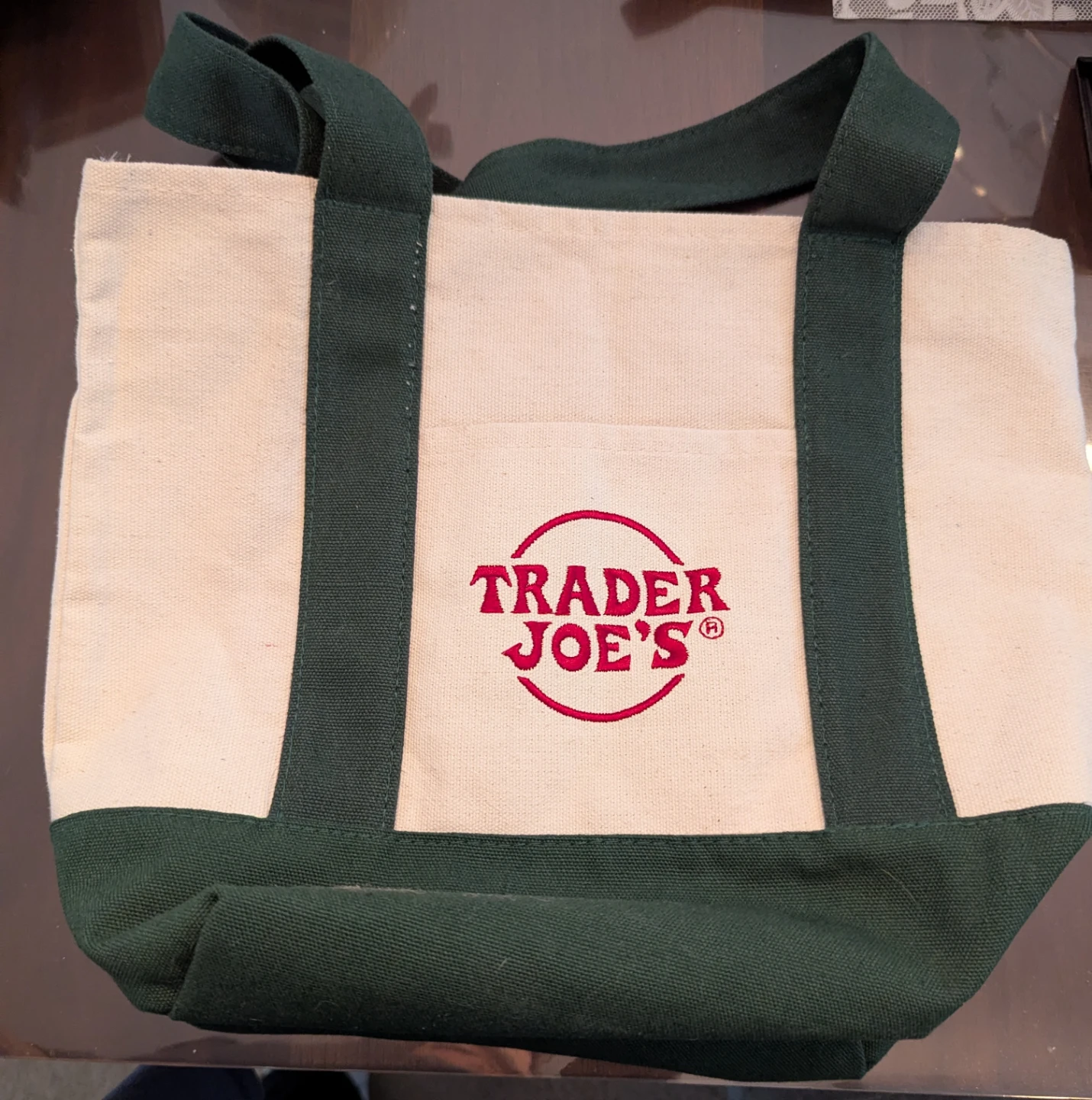 Trader Joe's Mini Canvas Tote Bag - photo 2