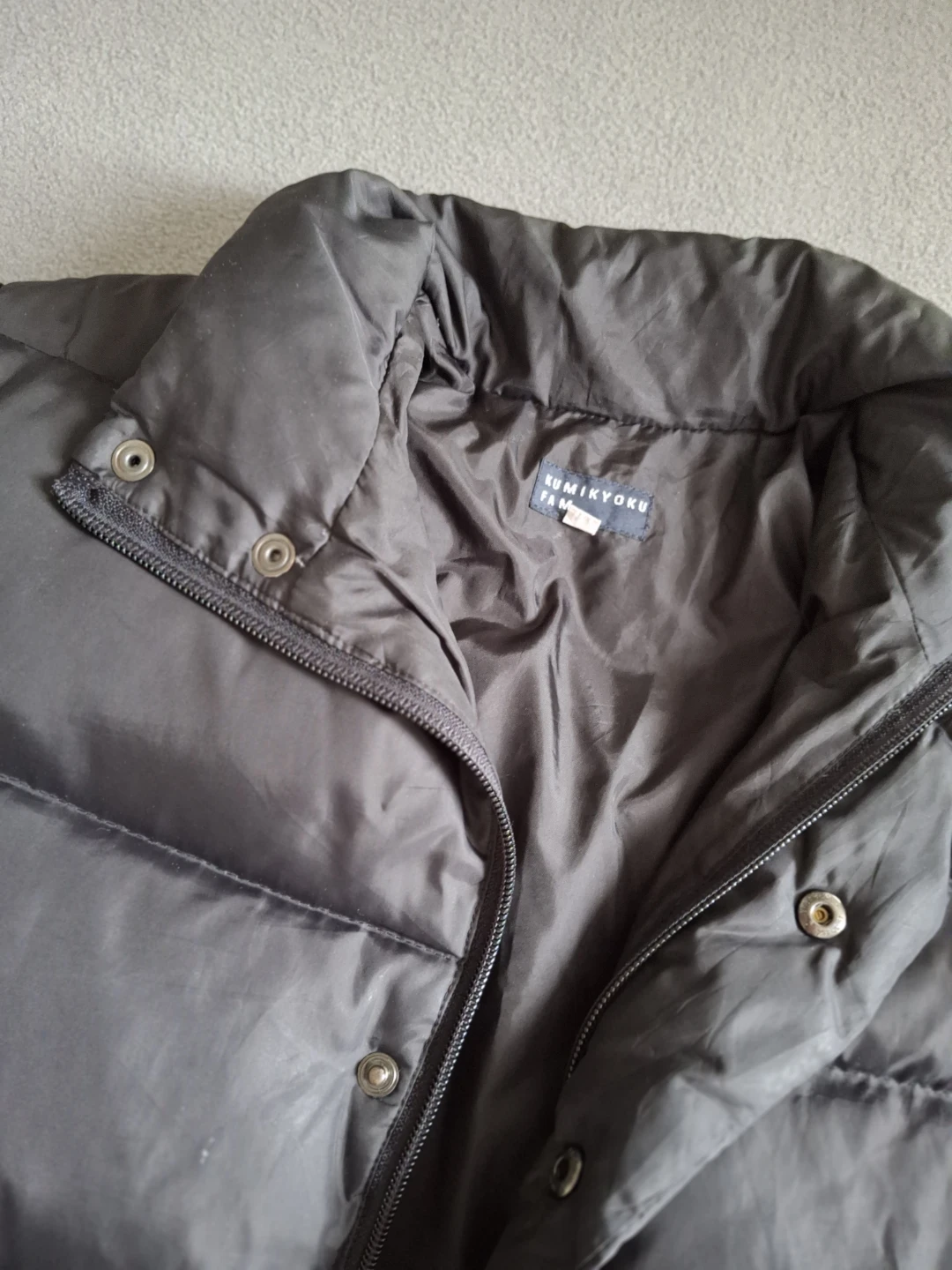 Kumikyoku Fam Black Puffer Jacket - photo 2