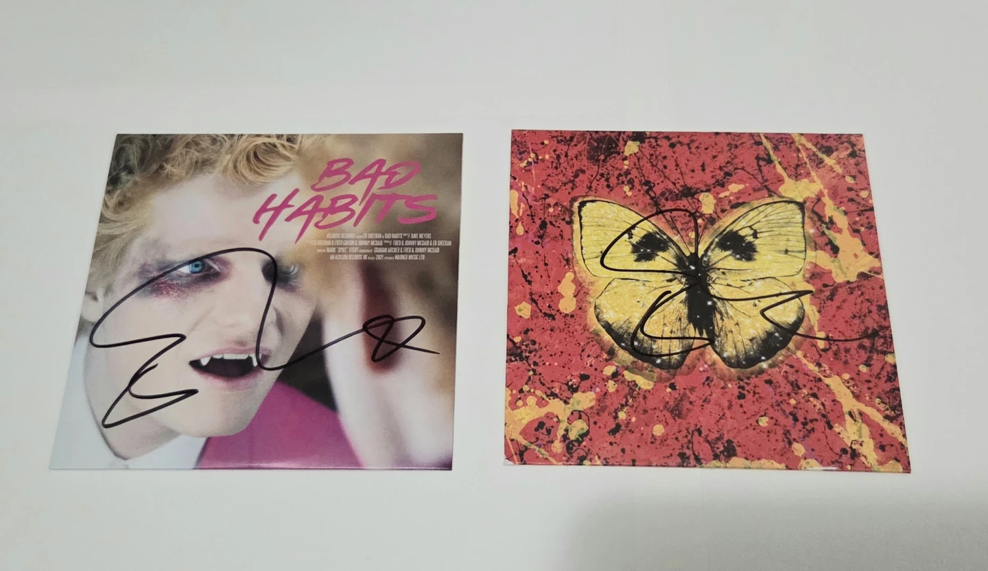 Ed Sheeran Signed Singles