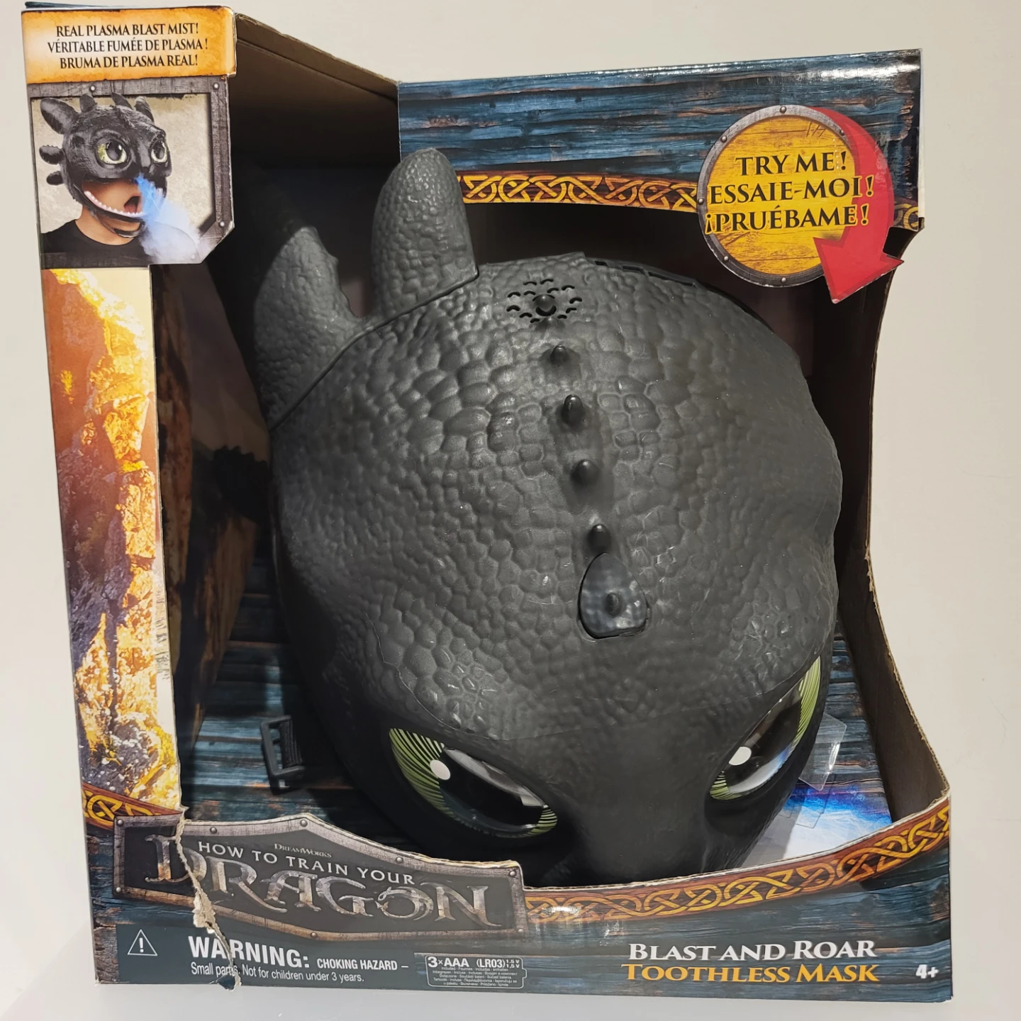 How to Train Your Dragon Blast and Roar Toothless Mask - photo 2