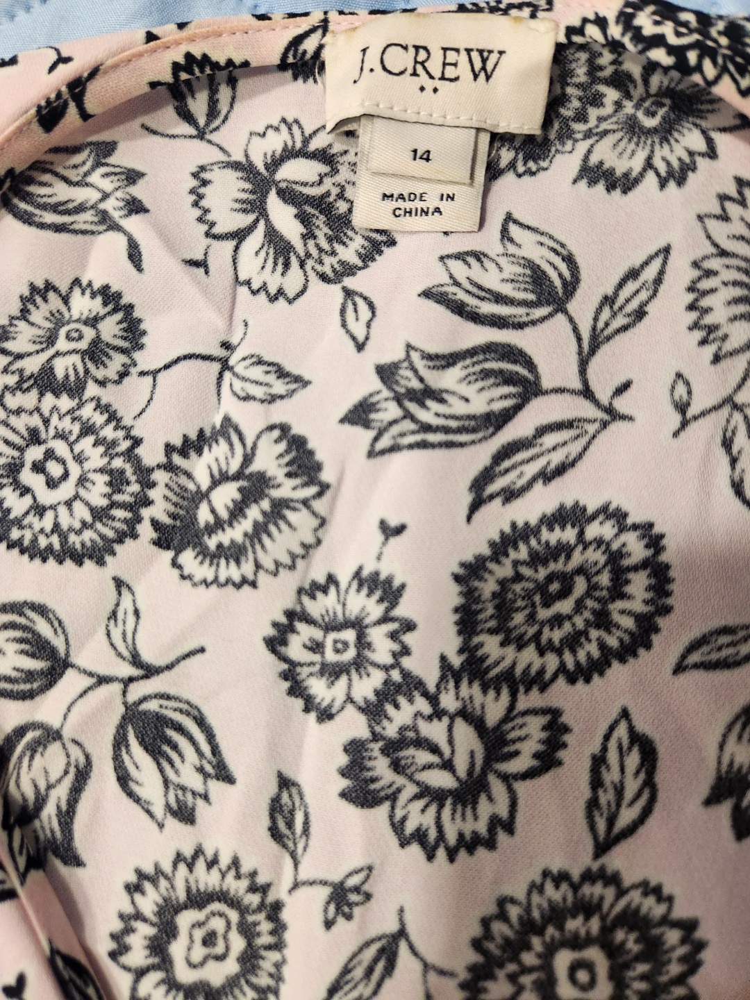 J.Crew Floral Wrap Dress Size 14 - photo 3
