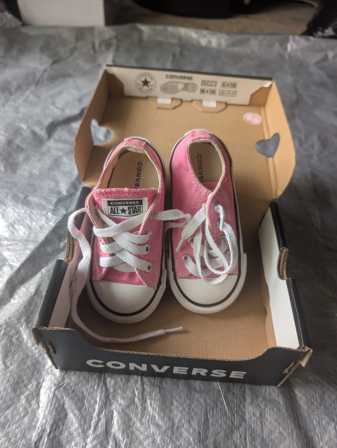 Converse All Star Toddler Shoes Pink Size 6 - photo 3