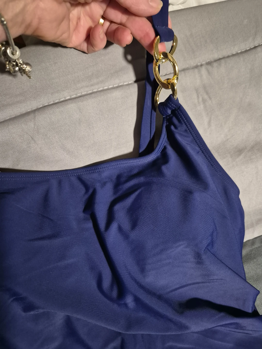 Blue One-Piece Swimsuit - photo 2