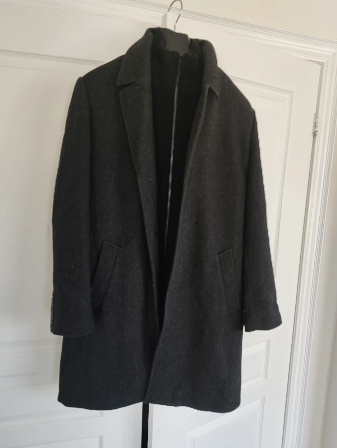 Kenneth Cole Men's Charcoal Wool-Blend Coat - photo 2