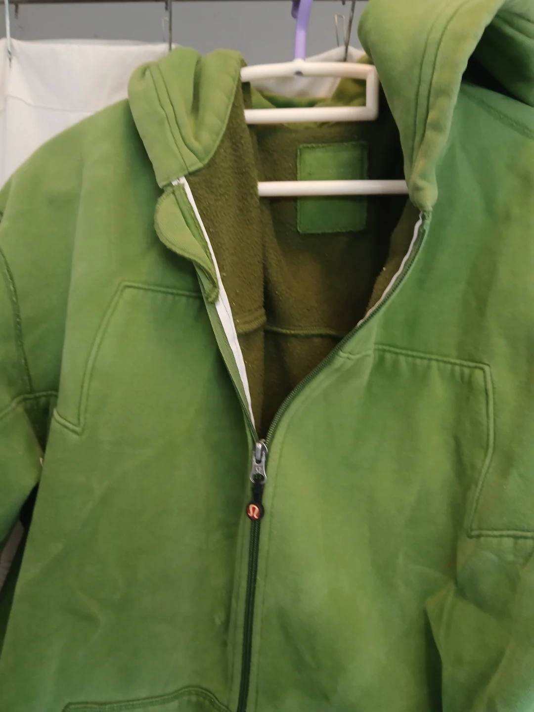 Lululemon Green Zip-Up Hoodie