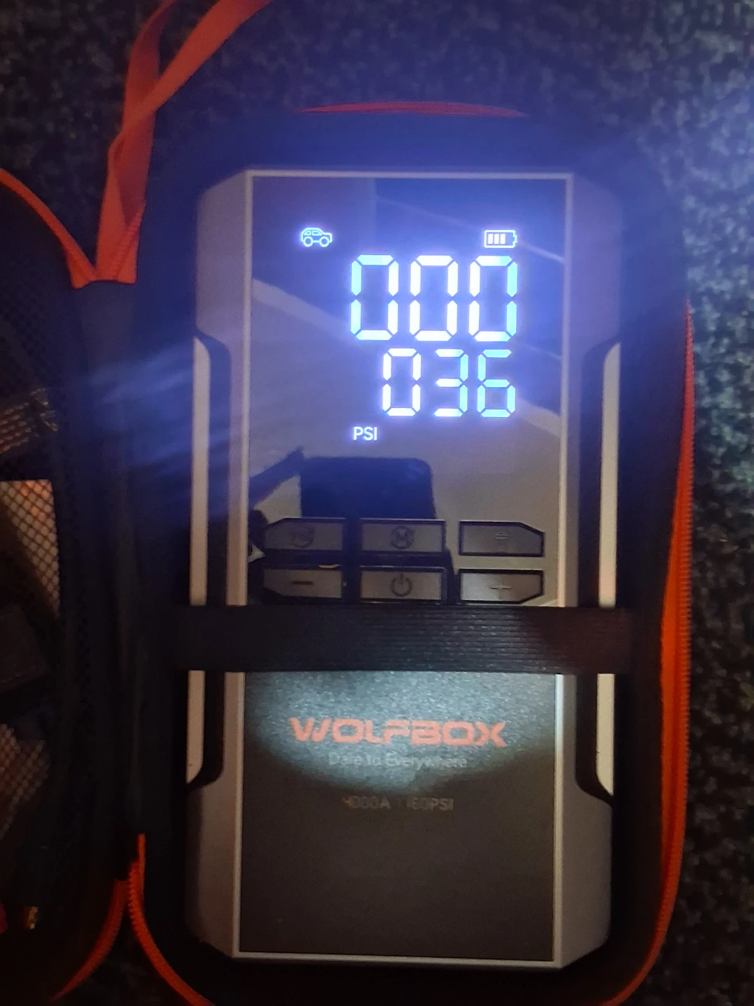 WOLFBOX 4000A Jump Starter and Tire Inflator