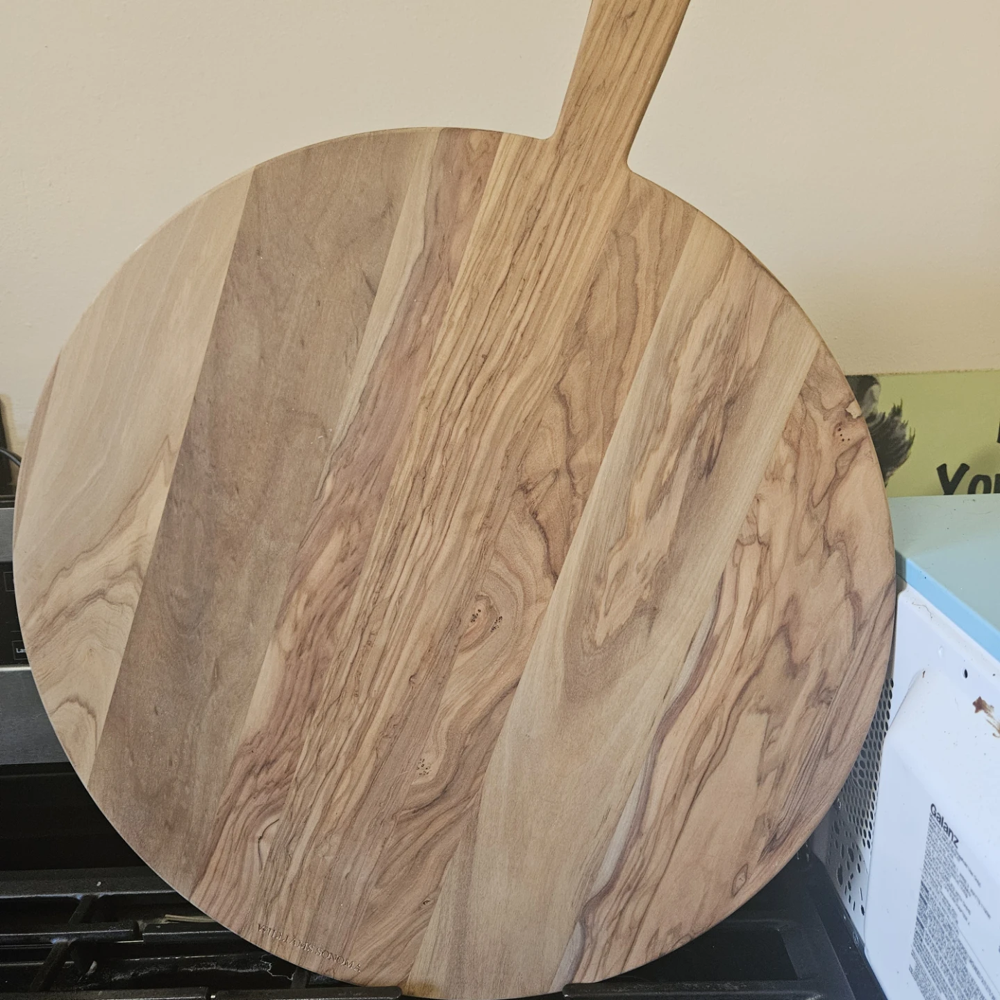 Williams Sonoma Olivewood Round Cheese Board - photo 4