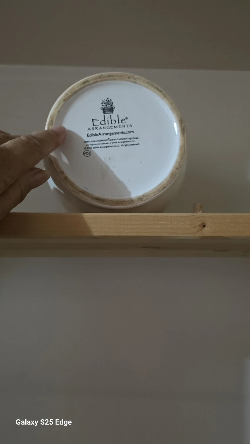 Edible Arrangements White Ceramic Container - photo 2
