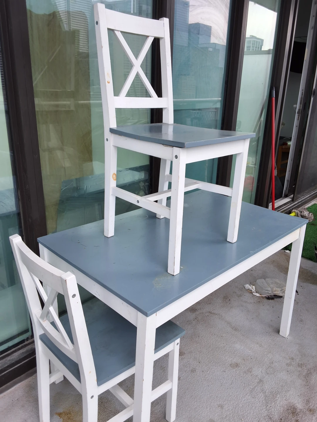 IKEA Table and Two Chairs - photo 3