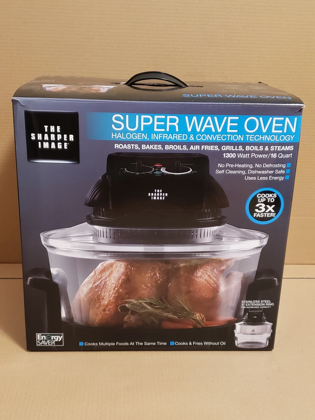 🏈 Sharper Image Super Wave Oven (Free 3 Piece Accessory Set) - photo 2